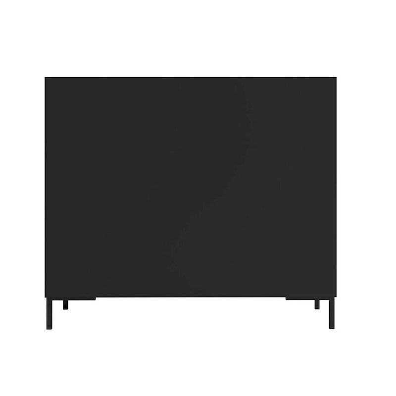 Manhattan Comfort Mid-Century Modern Bogardus Accent Cabinet Set of 2