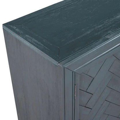 40 Cabinets with Unique Design Doors with 1 Adjustable Shelves,Suitable for Multiple Rooms Such as Living Room and Study Room