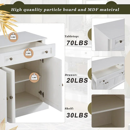 Buffet Cabinet with 2 Drawers