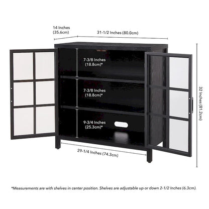 Bennett 32 Wide Rectangular Accent Cabinet - 31.5 Wide