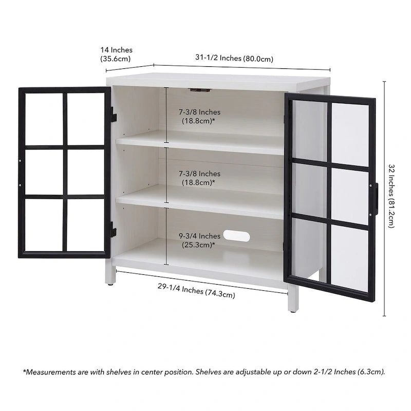 Bennett 32 Wide Rectangular Accent Cabinet - 31.5 Wide