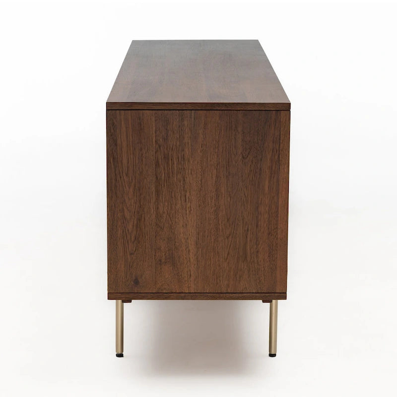 Studio London Drawers Acacia Wood and Rattan Furniture Storage