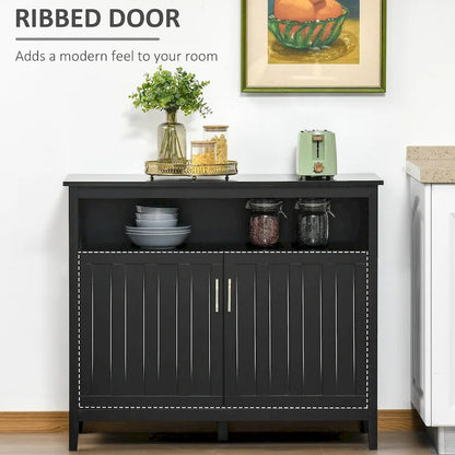 Sideboard Buffet Cabinet with 2 Doors and Adjustable Shelves