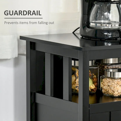 Sideboard Buffet Cabinet with 2 Doors and Adjustable Shelves