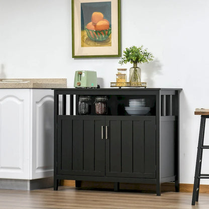 Sideboard Buffet Cabinet with 2 Doors and Adjustable Shelves