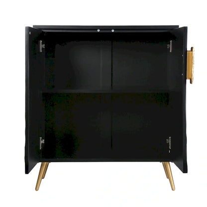 Modern Glam 2-Door Accent Sideboard Entryway Cabinet Storage Dining Room Buffets Credenza Living room