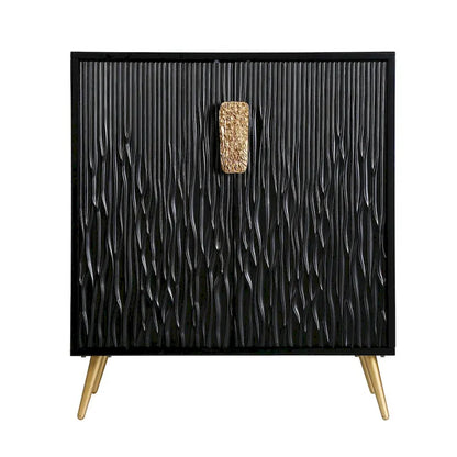 Modern Glam 2-Door Accent Sideboard Entryway Cabinet Storage Dining Room Buffets Credenza Living room