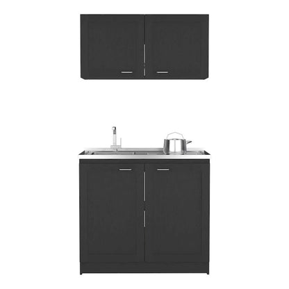 Cabinet Set, Garage, Black,30,8 H X 39,3 W X 20,4D