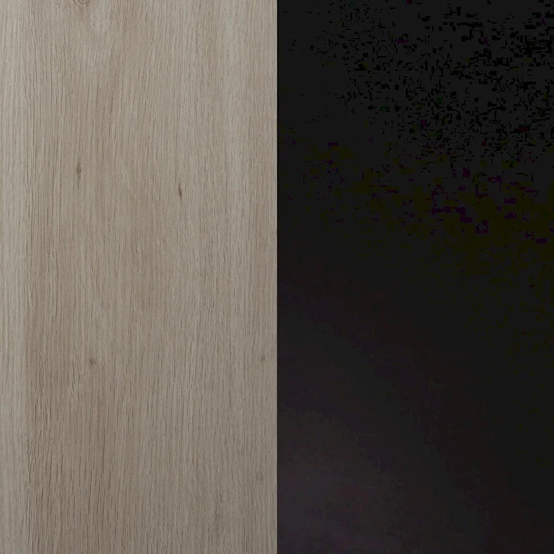 Shadow Mid-Century Modern Credenza or Sideboard Cabinet with Glass Doors, Kitchen Pantry Storage Cabinet with Wooden Frame