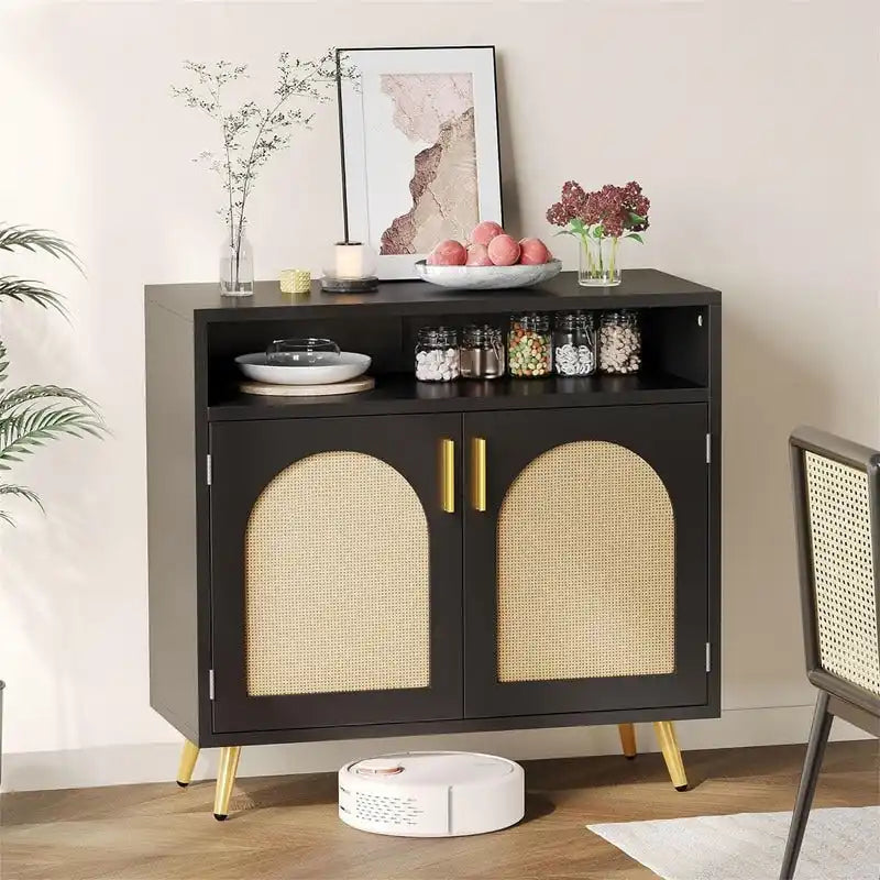Buffet Sideboard Cabinet - 13.78D x 31.49W x 29.53H