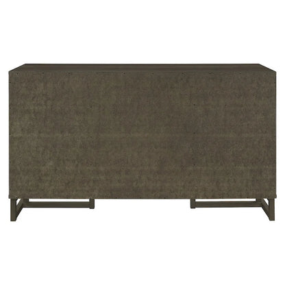 Glenmoor Dark Grey 3-Drawer Server with 2 Cabinets