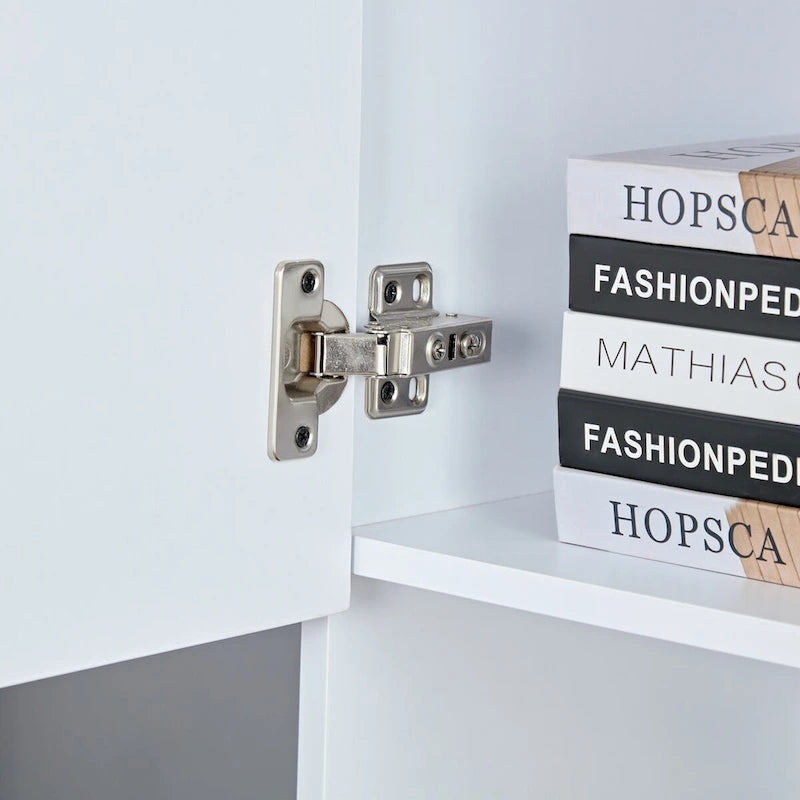 Farmhouse Coffee Bar Cabinet ,68.89 Kitchen Buffet Cabinet with Storage, Liquor Cabinet for Home & Dining Room