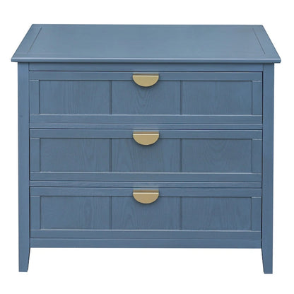 3 Drawer Cabinet, American Furniture,Suitable for Bedroom and Living Room Entryway