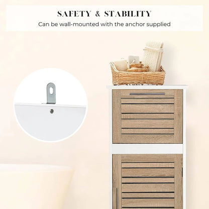 Stockholm Linen Storage Cabinet Vented Door and Drawer