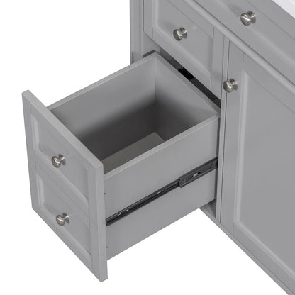 Bathroom Vanity with Top Sink and a Tip-out Drawer