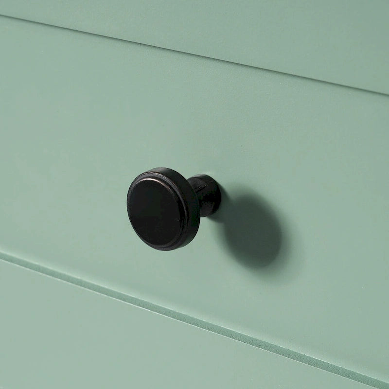 69 Tall Wood 1-door Bathroom Cabinet in Green with Adjustable Shelf