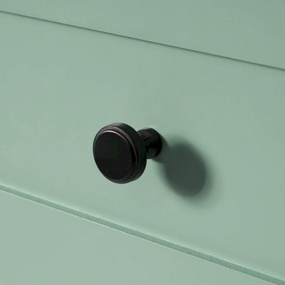 69 Tall Wood 1-door Bathroom Cabinet in Green with Adjustable Shelf