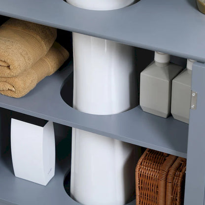 Under Sink Bathroom Cabinet with 2 Doors and Shelf