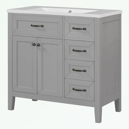Bathroom Cabinet with Drawers and Sink Combo