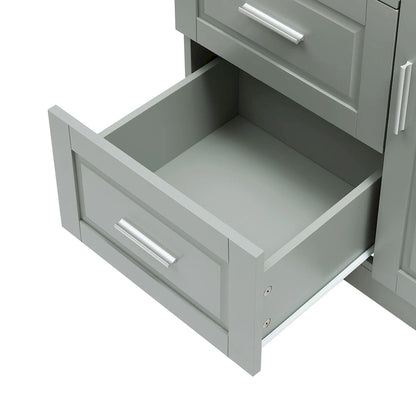 Bathroom Cabinet with Doors - N/A