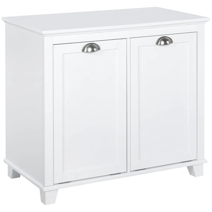 Modern Tilt-Out Laundry Sorter Bathroom Cabinet