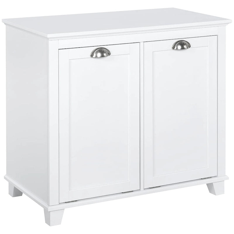 Modern Tilt-Out Laundry Sorter Bathroom Cabinet