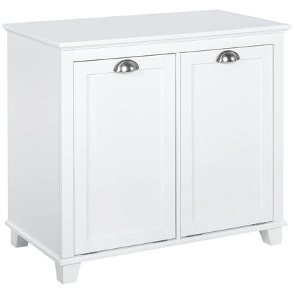 Modern Tilt-Out Laundry Sorter Bathroom Cabinet