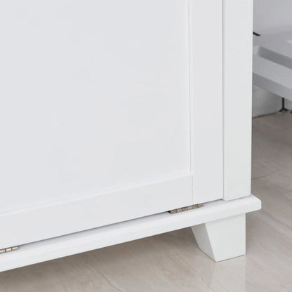 Modern Tilt-Out Laundry Sorter Bathroom Cabinet