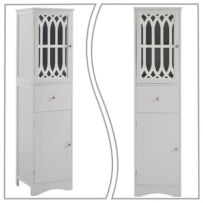 Modern Stylish Wooden Bathroom Cabinet with an Acrylic Cabinet Door Panel