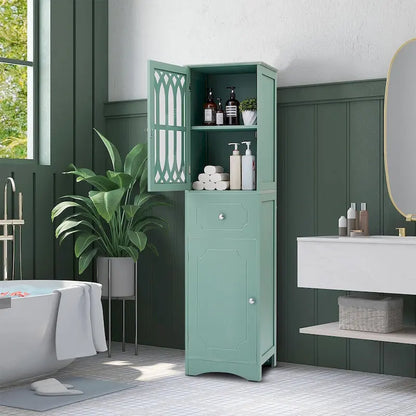 Modern Stylish Wooden Bathroom Cabinet with an Acrylic Cabinet Door Panel