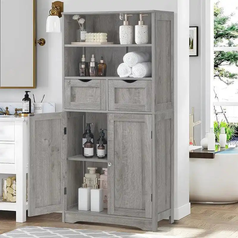 Tall Storage Cabinet - 11.8D x 23.6W x 49.2H