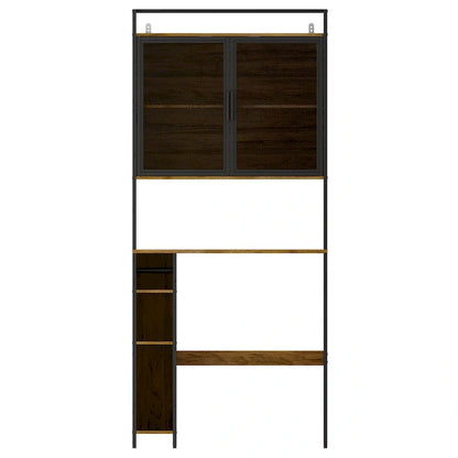 Above Toilet Storage Rack Metal Frame Bathroom Stand Space Saver Shelf