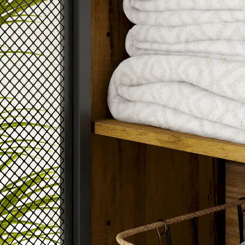 Above Toilet Storage Rack Metal Frame Bathroom Stand Space Saver Shelf