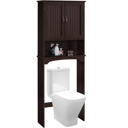 Over the Toilet Storage Cabinet - 9D x 24.5W x 66H
