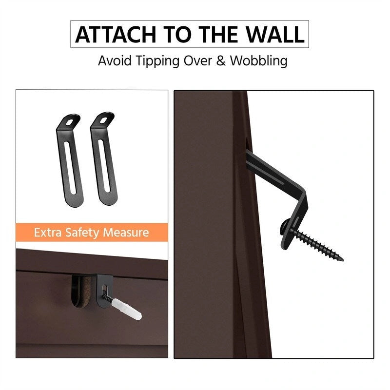 Over the Toilet Storage Cabinet - 9D x 24.5W x 66H