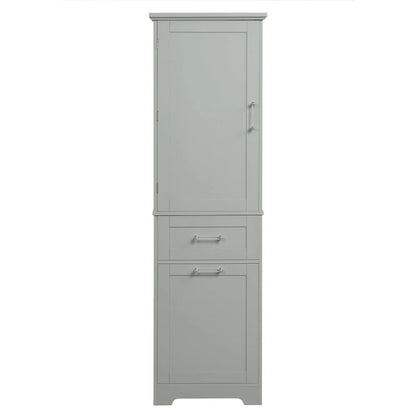Storage Cabinet with Drawers and Adjustable Shelf