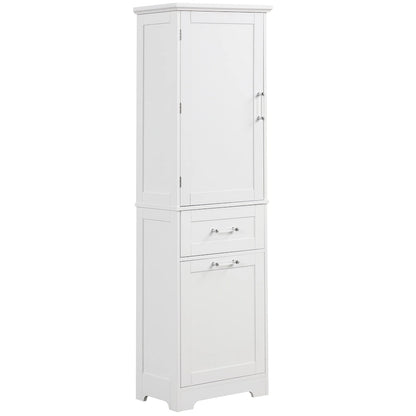 Storage Cabinet with Drawers and Adjustable Shelf
