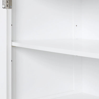 Storage Cabinet with Drawers and Adjustable Shelf