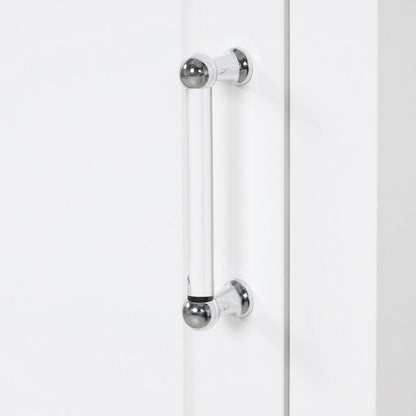 Storage Cabinet with Drawers and Adjustable Shelf