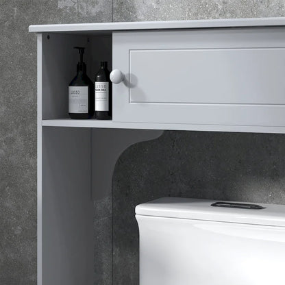 Over the Toilet Storage Cabinet w/ Adjustable Shelves, Toilet Rack