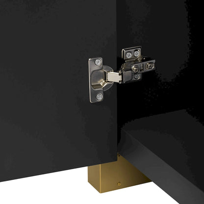 4-door Cabinet with Adjustable Shelves for Living Room