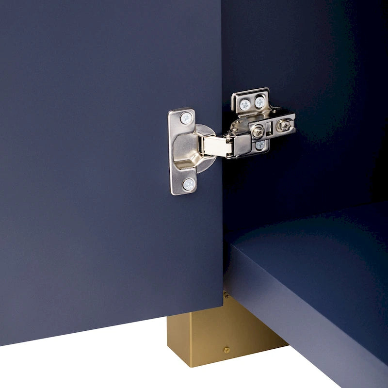 4-door Cabinet with Adjustable Shelves for Living Room