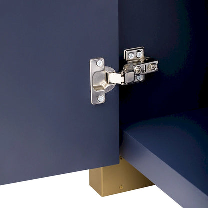 4-door Cabinet with Adjustable Shelves for Living Room