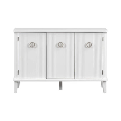 Simple and Atmospheric Solid Wood Veneer Fraxinus Mandschuric Cabinet