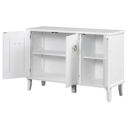 Simple and Atmospheric Solid Wood Veneer Fraxinus Mandschuric Cabinet