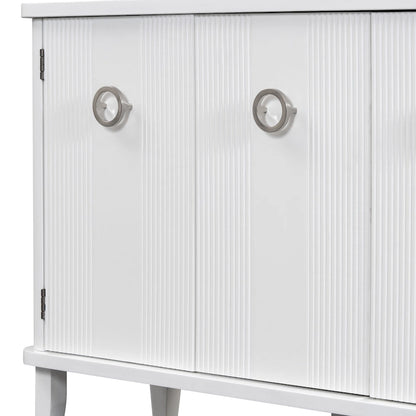 Simple and Atmospheric Solid Wood Veneer Fraxinus Mandschuric Cabinet