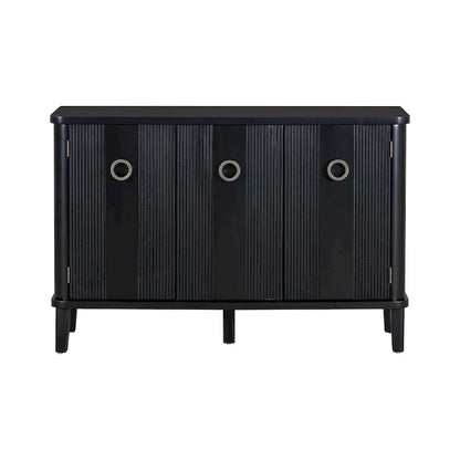 Simple and Atmospheric Solid Wood Veneer Fraxinus Mandschuric Cabinet