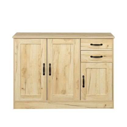 Wood Buffet Sideboard with 2 Drawers
