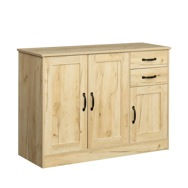 Wood Buffet Sideboard with 2 Drawers