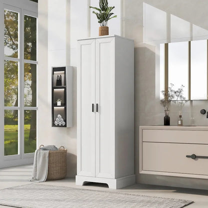 Multi-functional Cabinet with Two Doors for Bathroom,Office
